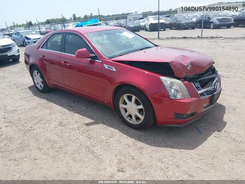 2009 Cadillac Cts Rwd W/1Sb VIN: 1G6DU57V990154890 Lot: 45491430