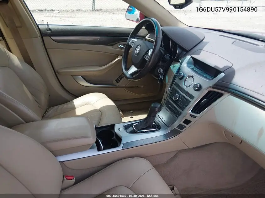 2009 Cadillac Cts Rwd W/1Sb VIN: 1G6DU57V990154890 Lot: 45491430