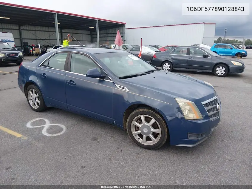 2009 Cadillac Cts Rwd W/1Sa VIN: 1G6DF577890128843 Lot: 45591925