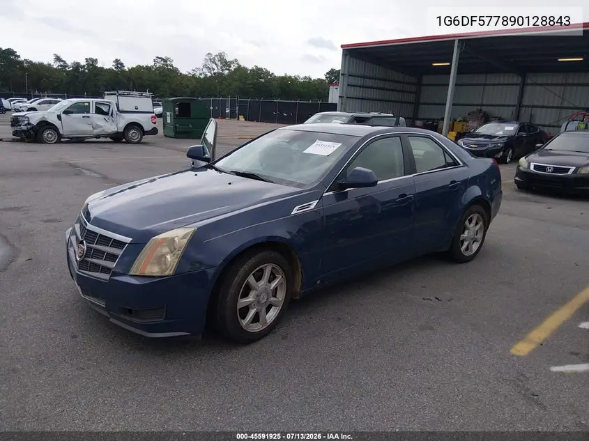 2009 Cadillac Cts Rwd W/1Sa VIN: 1G6DF577890128843 Lot: 45591925