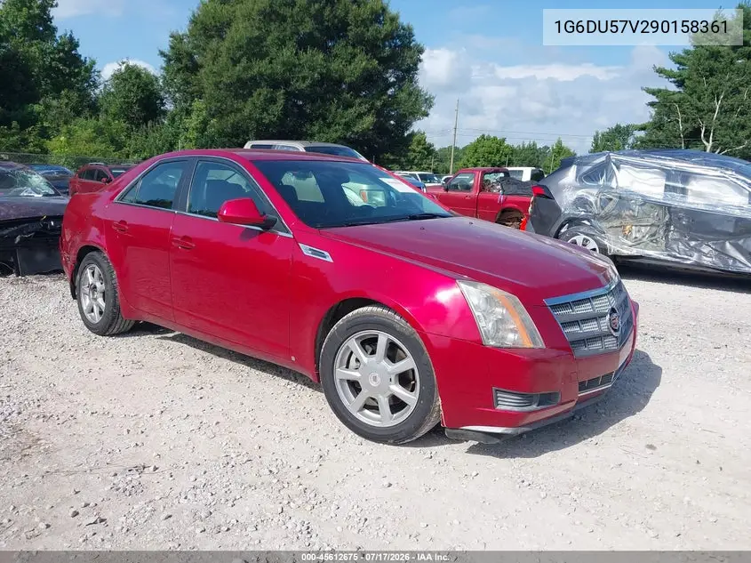 2009 Cadillac Cts Rwd W/1Sb VIN: 1G6DU57V290158361 Lot: 45612675