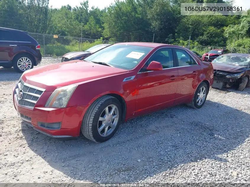 2009 Cadillac Cts Rwd W/1Sb VIN: 1G6DU57V290158361 Lot: 45612675