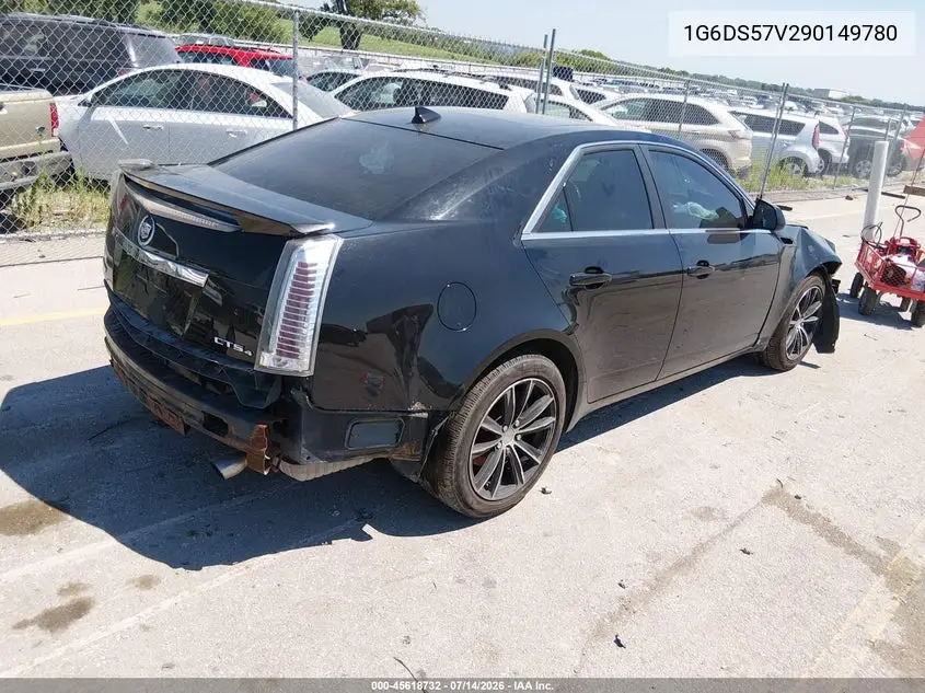2009 Cadillac Cts Awd W/1Sb VIN: 1G6DS57V290149780 Lot: 45618732