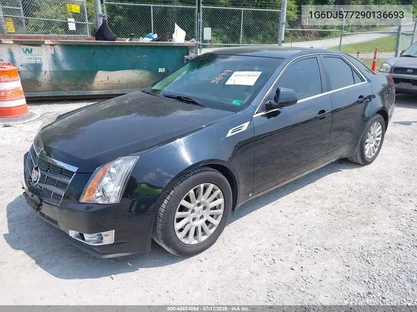 2009 Cadillac Cts Rwd W/1Sa VIN: 1G6DJ577290136693 Lot: 45653894