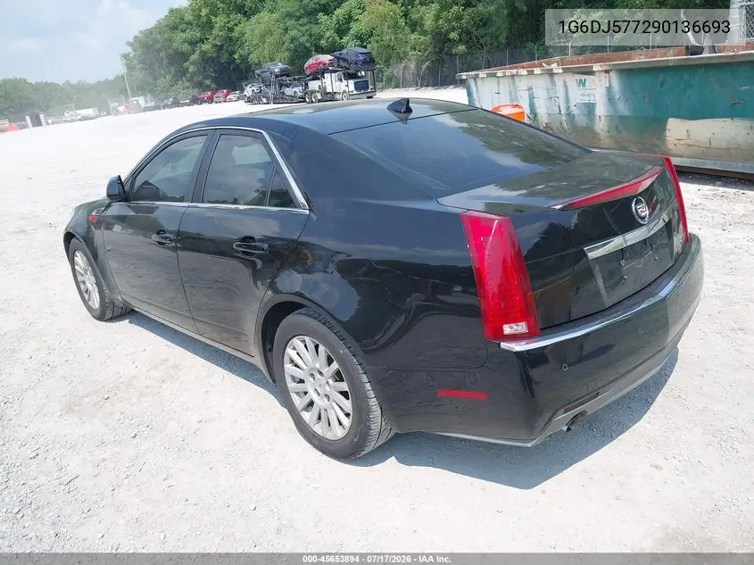 2009 Cadillac Cts Rwd W/1Sa VIN: 1G6DJ577290136693 Lot: 45653894
