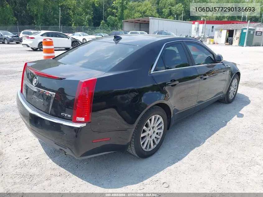 2009 Cadillac Cts Rwd W/1Sa VIN: 1G6DJ577290136693 Lot: 45653894