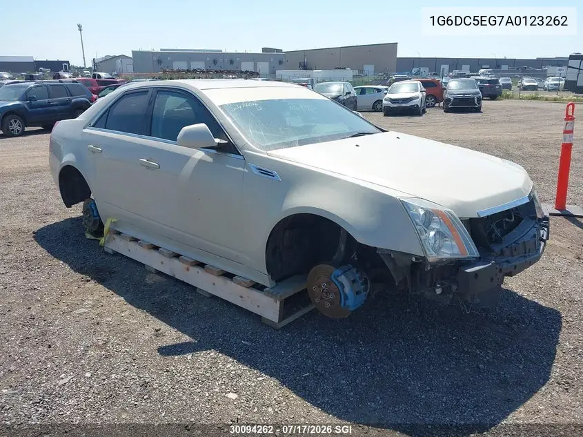 2010 Cadillac Cts VIN: 1G6DC5EG7A0123262 Lot: 30094262