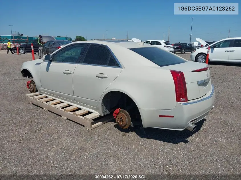 2010 Cadillac Cts VIN: 1G6DC5EG7A0123262 Lot: 30094262