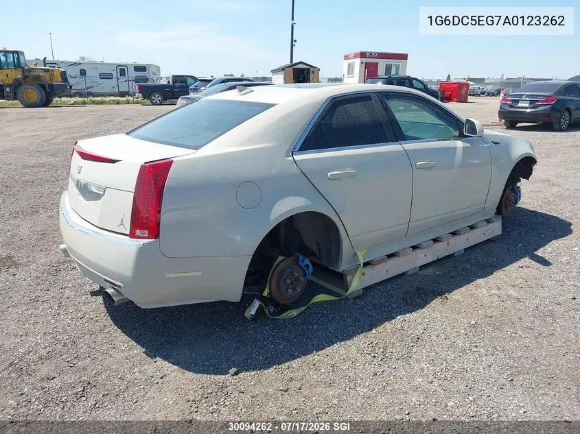 2010 Cadillac Cts VIN: 1G6DC5EG7A0123262 Lot: 30094262