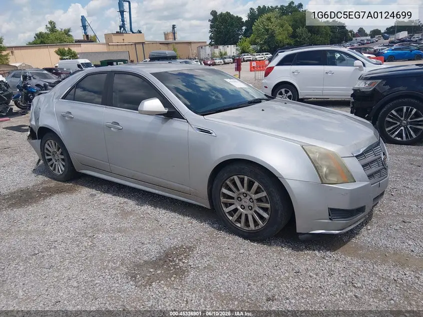 2010 Cadillac Cts VIN: 1G6DC5EG7A0124699 Lot: 45336901