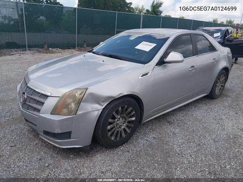 2010 Cadillac Cts VIN: 1G6DC5EG7A0124699 Lot: 45336901