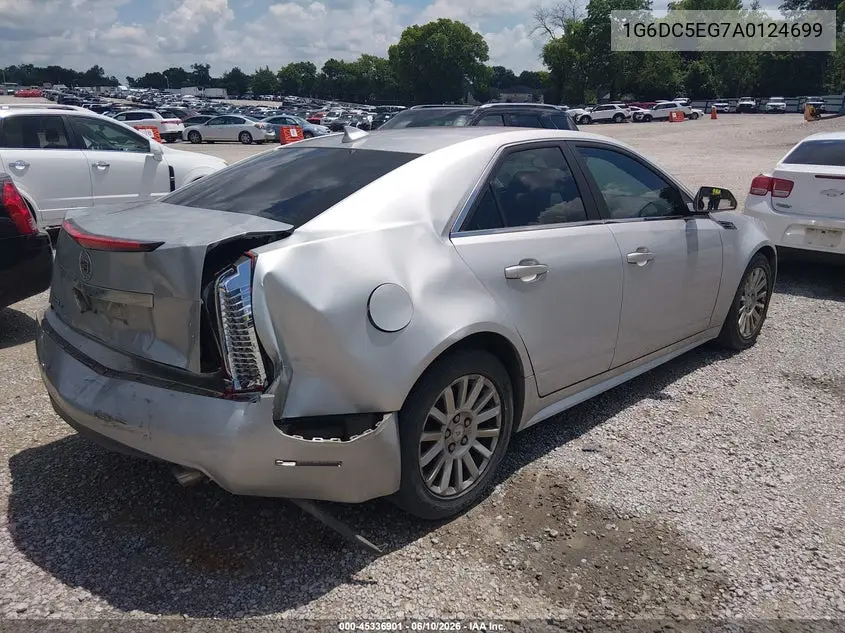 2010 Cadillac Cts VIN: 1G6DC5EG7A0124699 Lot: 45336901