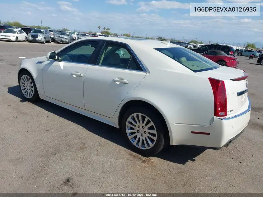 2010 Cadillac Cts Premium VIN: 1G6DP5EVXA0126935 Lot: 45367753