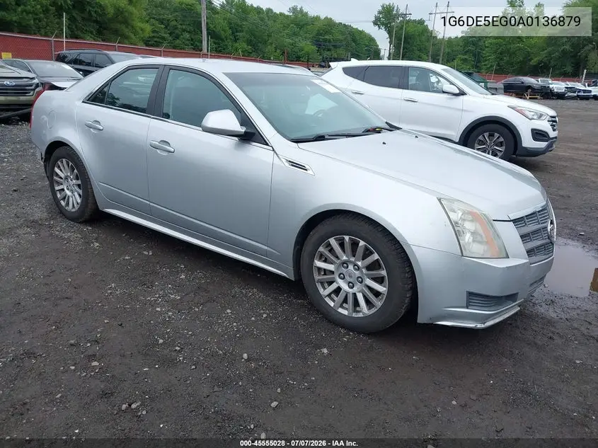 2010 Cadillac Cts Luxury VIN: 1G6DE5EG0A0136879 Lot: 45555028
