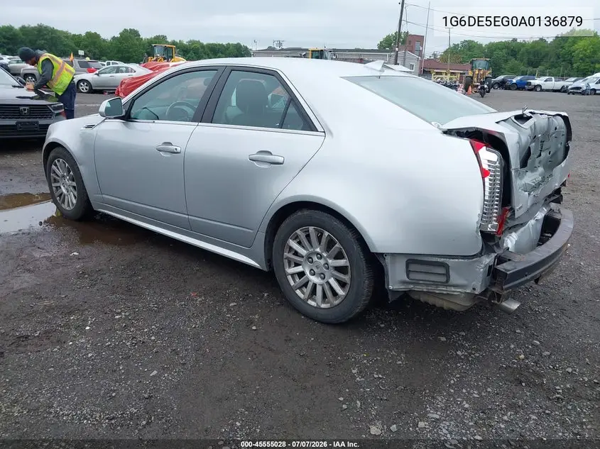 2010 Cadillac Cts Luxury VIN: 1G6DE5EG0A0136879 Lot: 45555028