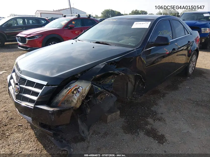 2010 Cadillac Cts VIN: 1G6DC5EG4A0150547 Lot: 45564572