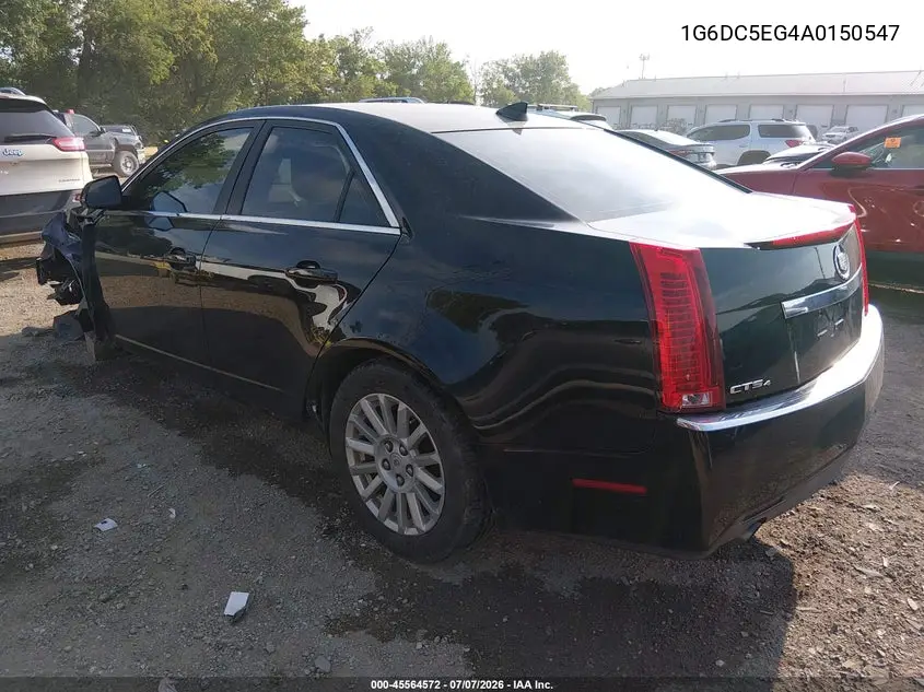 2010 Cadillac Cts VIN: 1G6DC5EG4A0150547 Lot: 45564572