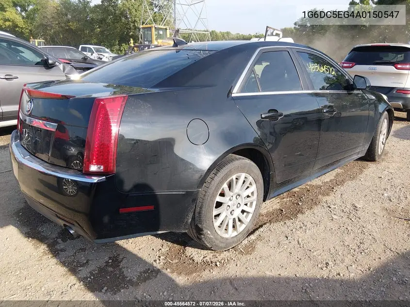 2010 Cadillac Cts VIN: 1G6DC5EG4A0150547 Lot: 45564572