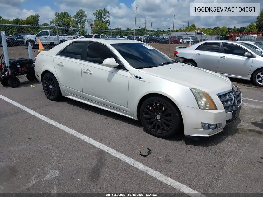 2010 Cadillac Cts Performance VIN: 1G6DK5EV7A0104051 Lot: 45599935
