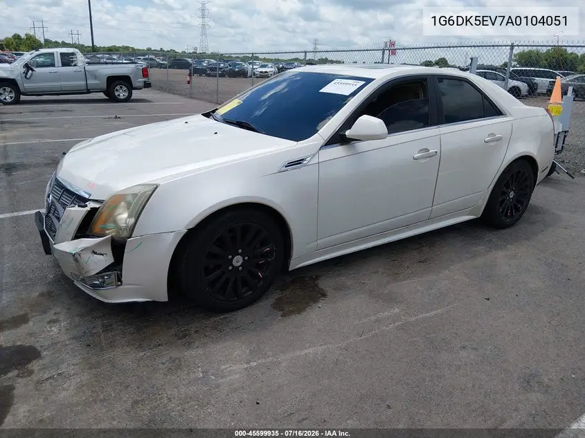 2010 Cadillac Cts Performance VIN: 1G6DK5EV7A0104051 Lot: 45599935