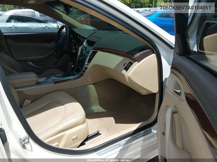 2010 Cadillac Cts Performance VIN: 1G6DK5EV7A0104051 Lot: 45599935