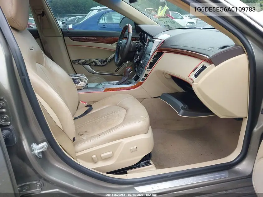 2010 Cadillac Cts Luxury VIN: 1G6DE5EG6A0109783 Lot: 45622251
