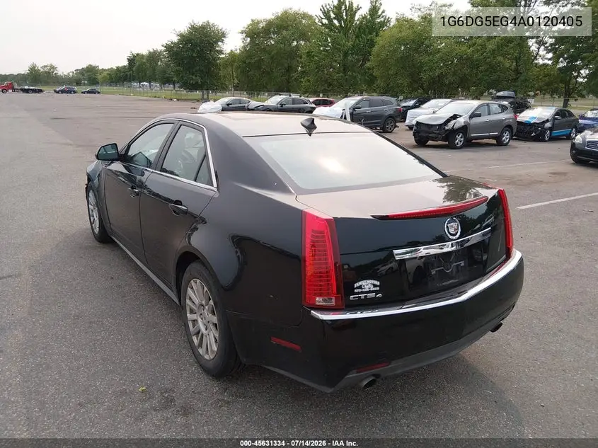 2010 Cadillac Cts Luxury VIN: 1G6DG5EG4A0120405 Lot: 45631334
