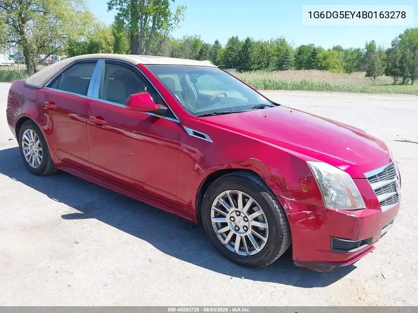 2011 Cadillac Cts Luxury VIN: 1G6DG5EY4B0163278 Lot: 45282725