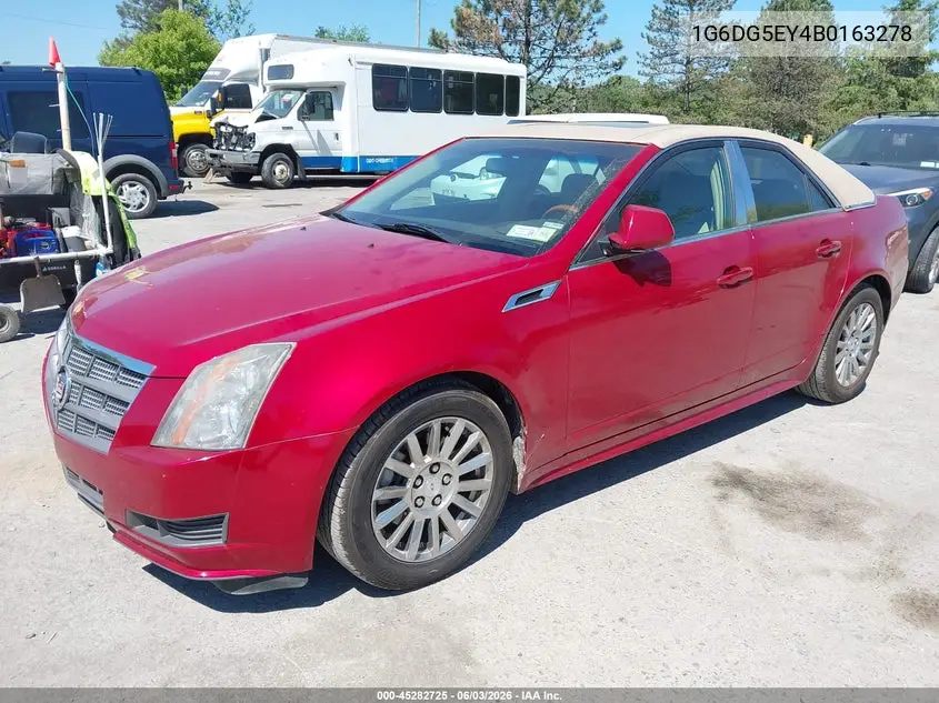 2011 Cadillac Cts Luxury VIN: 1G6DG5EY4B0163278 Lot: 45282725