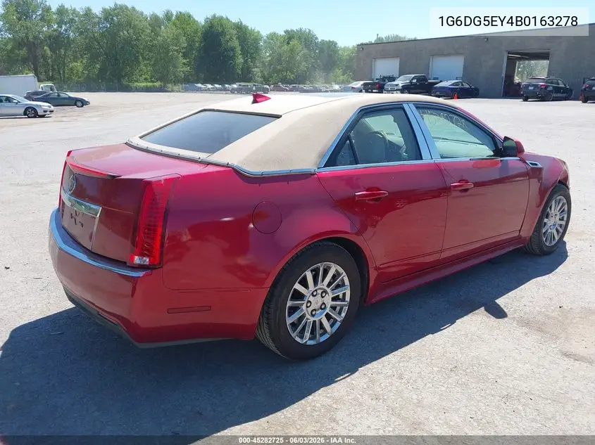 2011 Cadillac Cts Luxury VIN: 1G6DG5EY4B0163278 Lot: 45282725