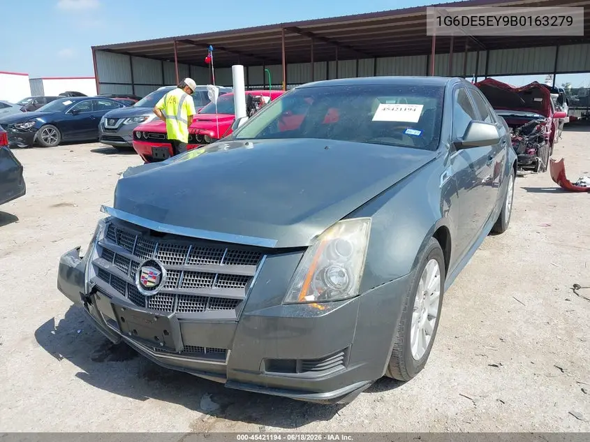 2011 Cadillac Cts Luxury VIN: 1G6DE5EY9B0163279 Lot: 45421194