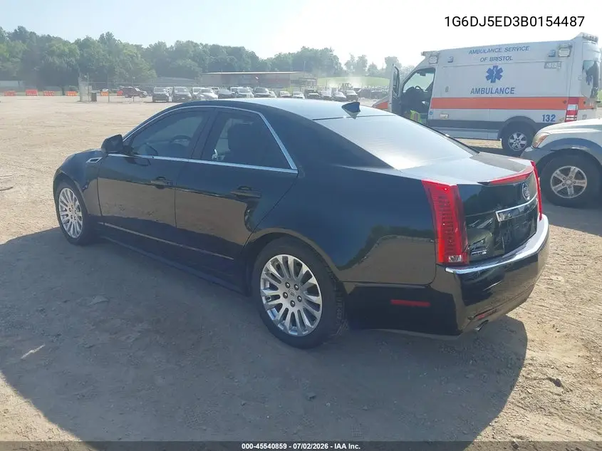 2011 Cadillac Cts Performance VIN: 1G6DJ5ED3B0154487 Lot: 45540859