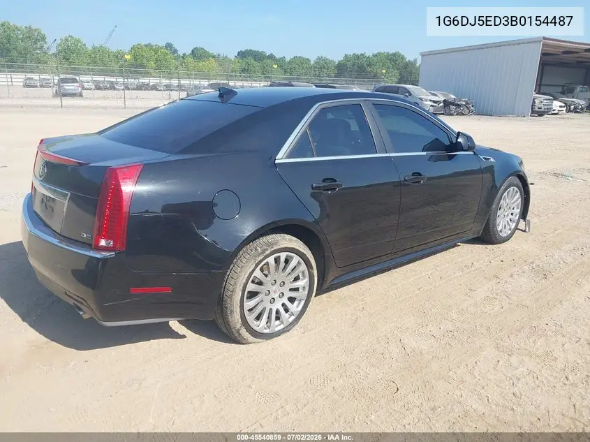 2011 Cadillac Cts Performance VIN: 1G6DJ5ED3B0154487 Lot: 45540859