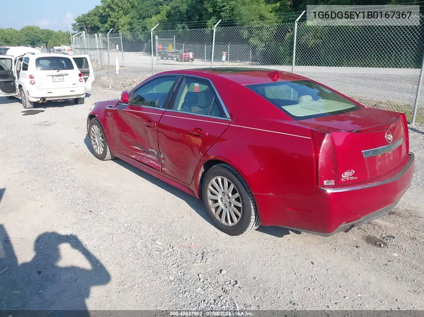 2011 Cadillac Cts Luxury VIN: 1G6DG5EY1B0167367 Lot: 45557963