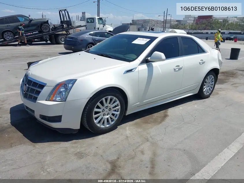 2011 Cadillac Cts Luxury VIN: 1G6DE5EY6B0108613 Lot: 45630135