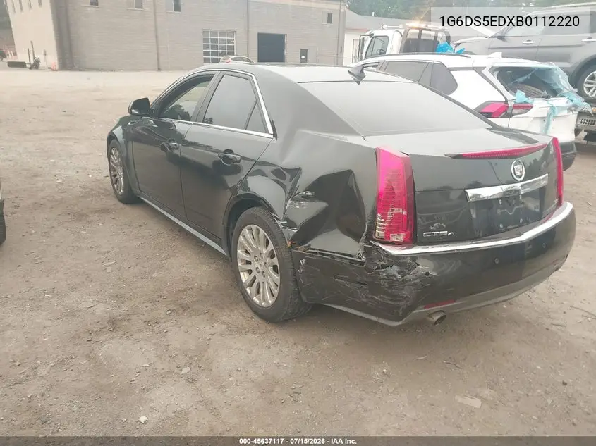 2011 Cadillac Cts Premium VIN: 1G6DS5EDXB0112220 Lot: 45637117