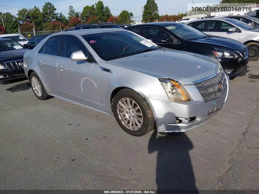 2011 Cadillac Cts Luxury VIN: 1G6DE5EY8B0168716 Lot: 45682623