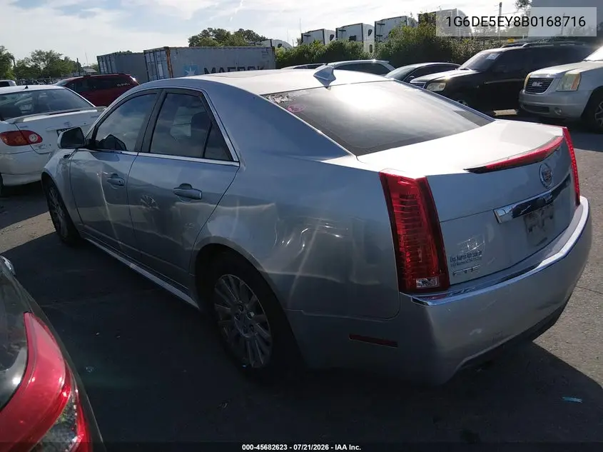 2011 Cadillac Cts Luxury VIN: 1G6DE5EY8B0168716 Lot: 45682623