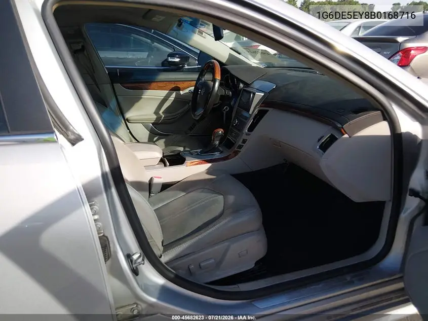 2011 Cadillac Cts Luxury VIN: 1G6DE5EY8B0168716 Lot: 45682623