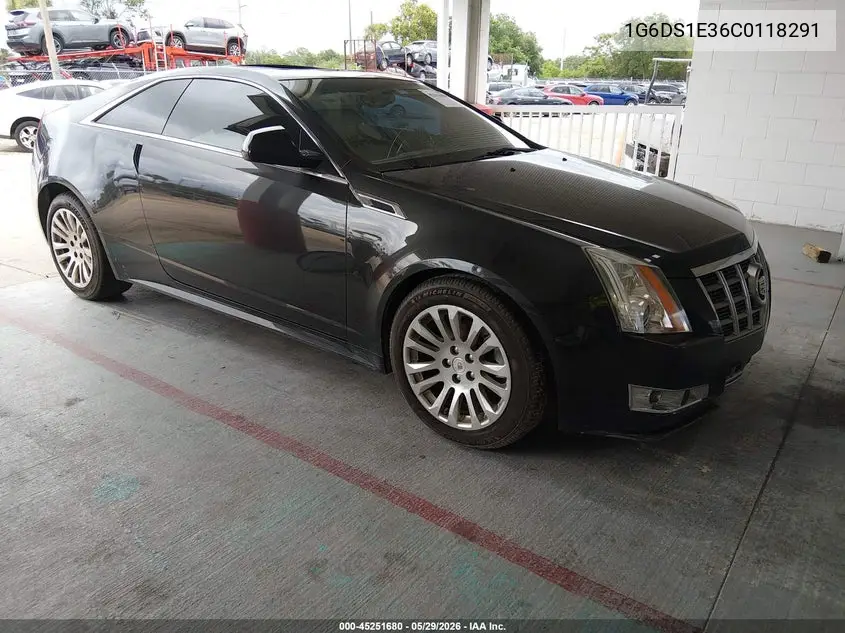 2012 Cadillac Cts Premium VIN: 1G6DS1E36C0118291 Lot: 45251680