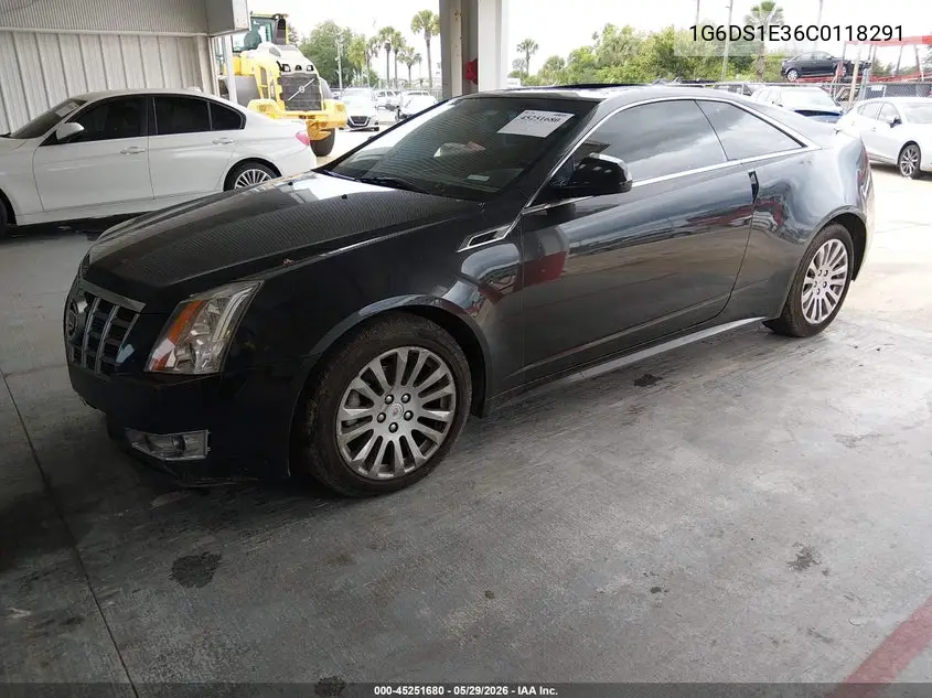 2012 Cadillac Cts Premium VIN: 1G6DS1E36C0118291 Lot: 45251680