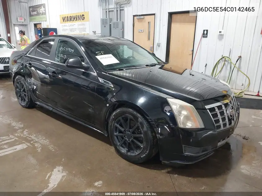 2012 Cadillac Cts Standard VIN: 1G6DC5E54C0142465 Lot: 45541909