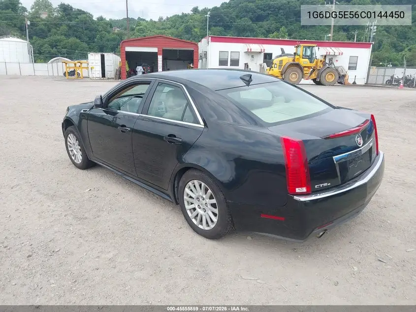 2012 Cadillac Cts Luxury VIN: 1G6DG5E56C0144450 Lot: 45555859