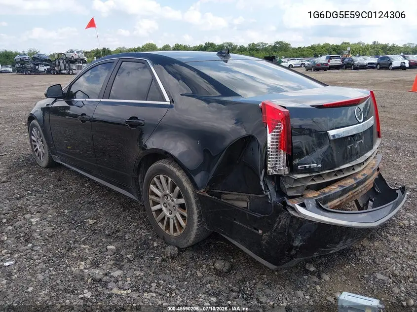 2012 Cadillac Cts Luxury VIN: 1G6DG5E59C0124306 Lot: 45590206