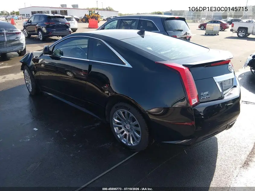 2012 Cadillac Cts Premium VIN: 1G6DP1E30C0145715 Lot: 45595773