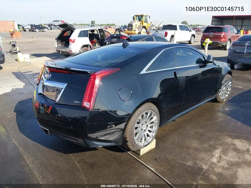 2012 Cadillac Cts Premium VIN: 1G6DP1E30C0145715 Lot: 45595773