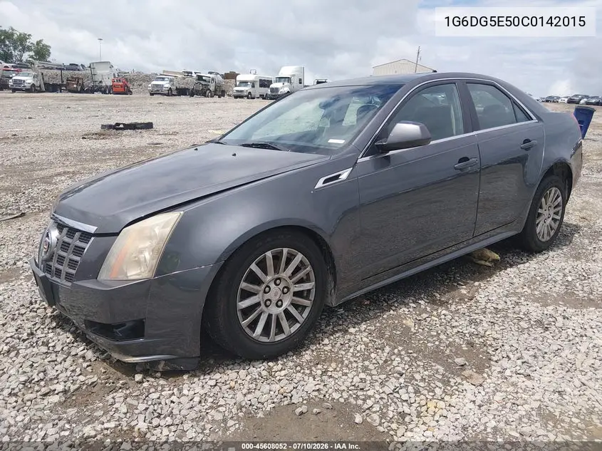 2012 Cadillac Cts Luxury VIN: 1G6DG5E50C0142015 Lot: 45608052