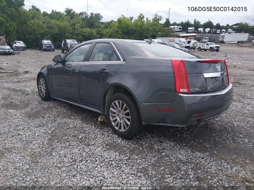 2012 Cadillac Cts Luxury VIN: 1G6DG5E50C0142015 Lot: 45608052