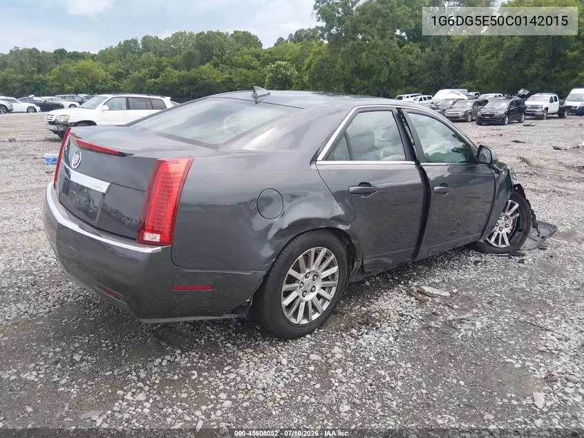 2012 Cadillac Cts Luxury VIN: 1G6DG5E50C0142015 Lot: 45608052