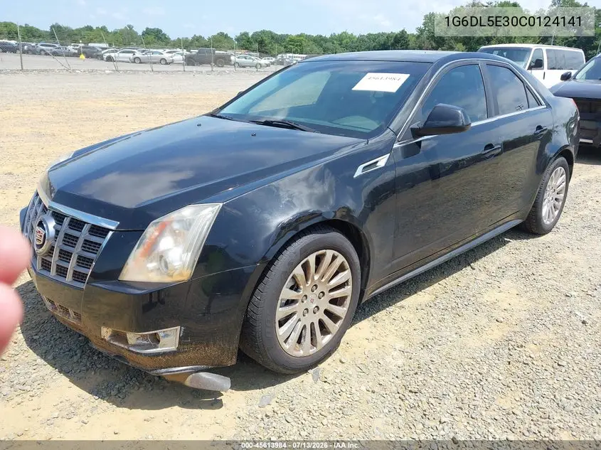 2012 Cadillac Cts Performance VIN: 1G6DL5E30C0124141 Lot: 45613984